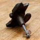 Antique Squirrel Iron Dresser Knob